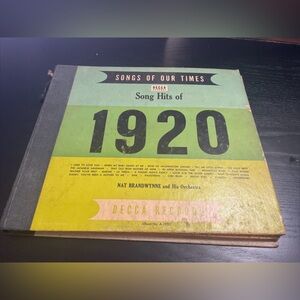 Songs Of Our Times Song Hits Of 1920 Nat Brandwynne & His Orchestra Album A-1920